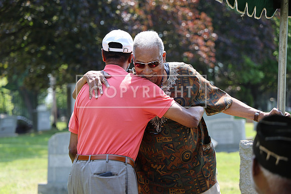 ROSS0059 EDEN CEMETERY 06042025 HEADSTONE UNVEILING CEREMONY Stephen Smith 1795 - 1873 KTIPLAURA