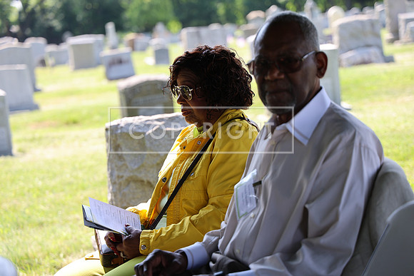 ROSS0038 EDEN CEMETERY 06042025 HEADSTONE UNVEILING CEREMONY Stephen Smith 1795 - 1873 KTIPLAURA