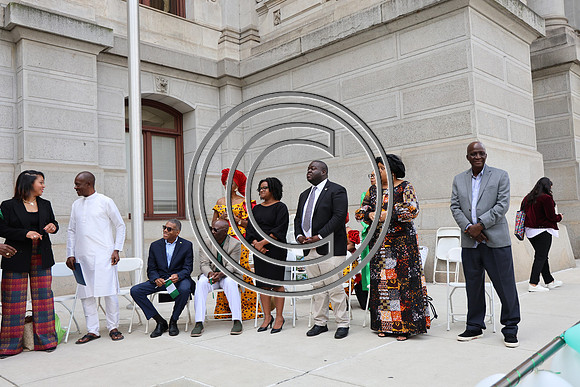 6F2A0179. Funtimes. Nigerian Independence Flag Raising Ceremony 10022024 Laura Elam