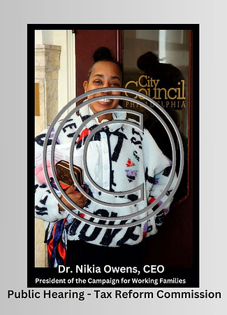 Public Hearing - Tax Reform Commission January 9, 2025