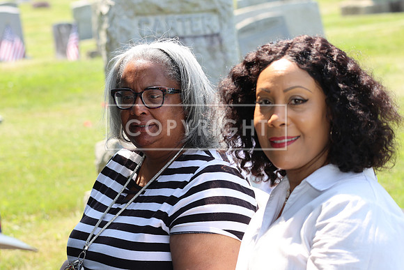 ROSS0117 EDEN CEMETERY 06042025 HEADSTONE UNVEILING CEREMONY Stephen Smith 1795 - 1873 KTIPLAURA