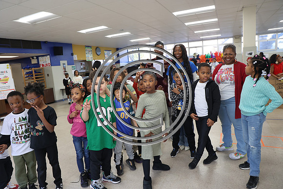 3I7A5954 Black History Month kids at The City School in Fairmount 02 28 2025 ktiplaura