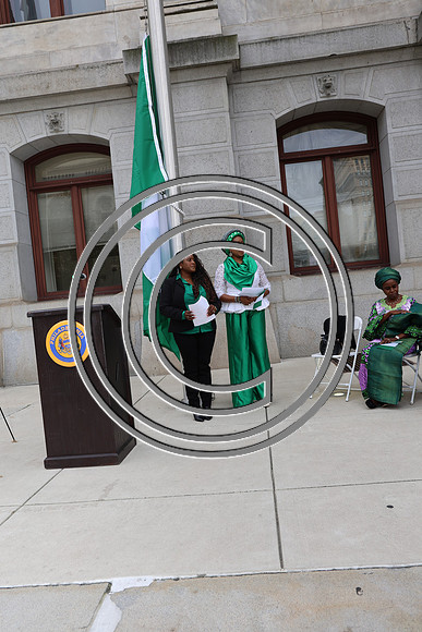 6F2A0056. Funtimes. Nigerian Independence Flag Raising Ceremony 10022024 Laura Elam