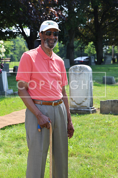 ROSS0025 EDEN CEMETERY 06042025 HEADSTONE UNVEILING CEREMONY Stephen Smith 1795 - 1873 KTIPLAURA