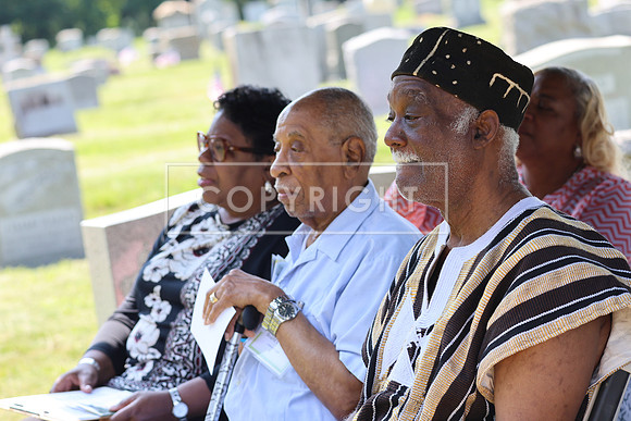 ROSS0073 EDEN CEMETERY 06042025 HEADSTONE UNVEILING CEREMONY Stephen Smith 1795 - 1873 KTIPLAURA