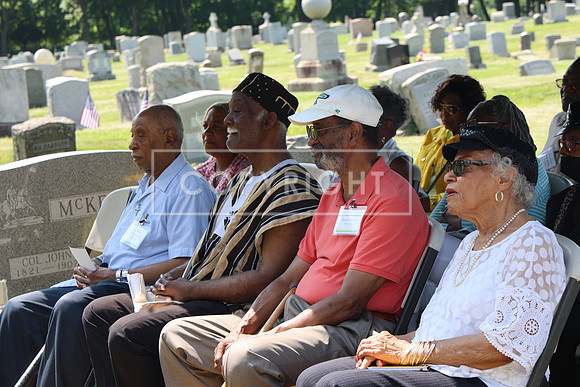 ROSS0138 EDEN CEMETERY 06042025 HEADSTONE UNVEILING CEREMONY Stephen Smith 1795 - 1873 KTIPLAURA