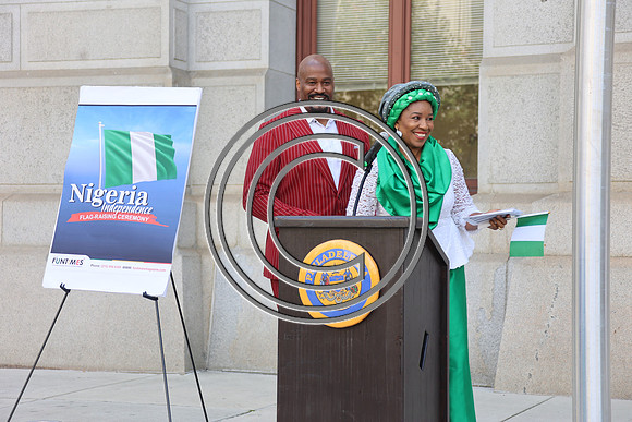 LE3L0564. Funtimes. Nigerian Independence Flag Raising Ceremony 10022024 b Laura Elam