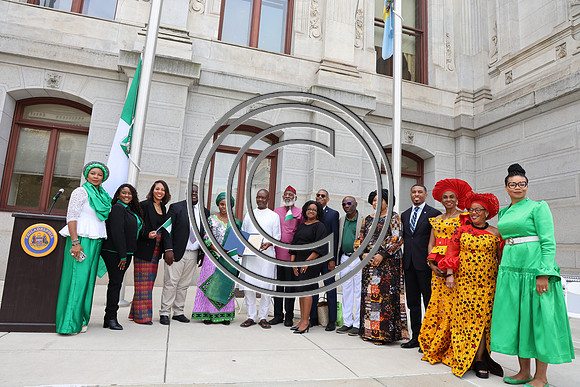 6F2A0145. Funtimes. Nigerian Independence Flag Raising Ceremony 10022024 Laura Elam