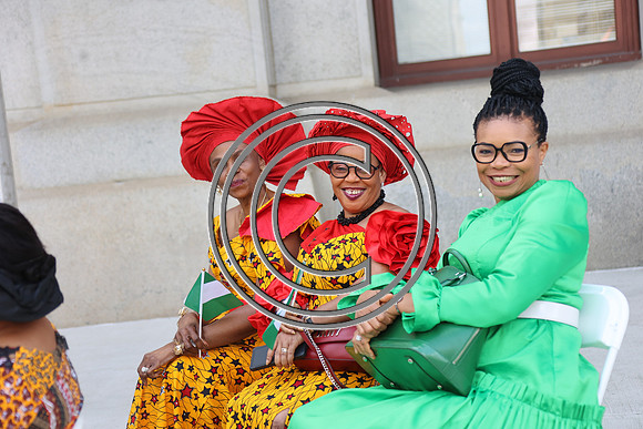 LE3L0546. Funtimes. Nigerian Independence Flag Raising Ceremony 10022024 b Laura Elam