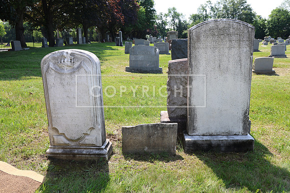ROSS0006 EDEN CEMETERY 06042025 HEADSTONE UNVEILING CEREMONY Stephen Smith 1795 - 1873 KTIPLAURA