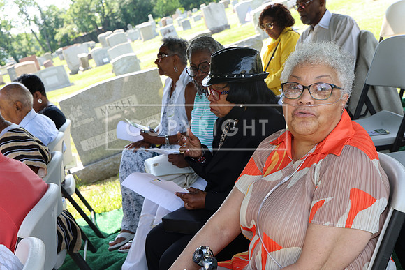 ROSS0055 EDEN CEMETERY 06042025 HEADSTONE UNVEILING CEREMONY Stephen Smith 1795 - 1873 KTIPLAURA
