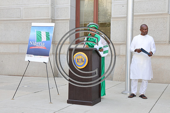 6F2A0215. Funtimes. Nigerian Independence Flag Raising Ceremony 10022024 Laura Elam