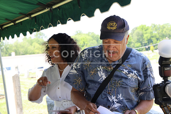 ROSS0047 EDEN CEMETERY 06042025 HEADSTONE UNVEILING CEREMONY Stephen Smith 1795 - 1873 KTIPLAURA