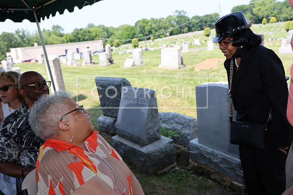 ROSS0036 EDEN CEMETERY 06042025 HEADSTONE UNVEILING CEREMONY Stephen Smith 1795 - 1873 KTIPLAURA