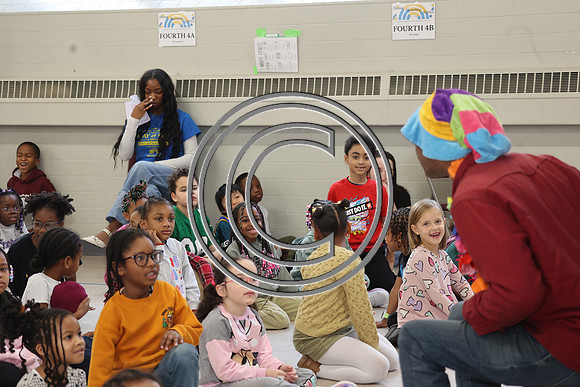 3I7A5757 Black History Month kids at The City School in Fairmount 02 28 2025 ktiplaura