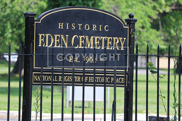 ROSS0153 EDEN CEMETERY 06042025 HEADSTONE UNVEILING CEREMONY Stephen Smith 1795 - 1873 KTIPLAURA