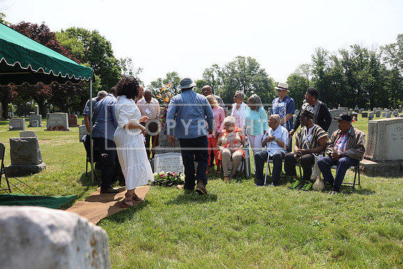 MAHS0031 EDEN CEMETERY b 06042025 HEADSTONE UNVEILING CEREMONY Stephen Smith 1795 - 1873 KTIPLAURA