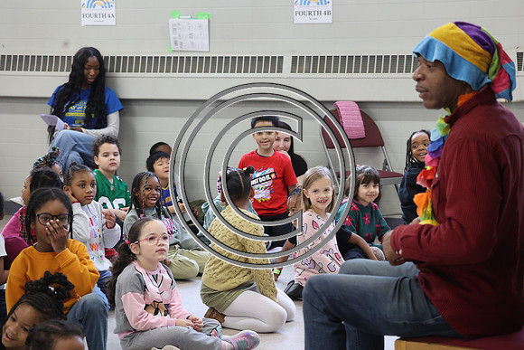 3I7A5758 Black History Month kids at The City School in Fairmount 02 28 2025 ktiplaura