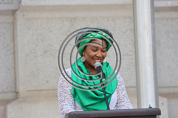 LE3L0538. Funtimes. Nigerian Independence Flag Raising Ceremony 10022024 b Laura Elam