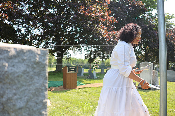 MAHS0002 EDEN CEMETERY b 06042025 HEADSTONE UNVEILING CEREMONY Stephen Smith 1795 - 1873 KTIPLAURA
